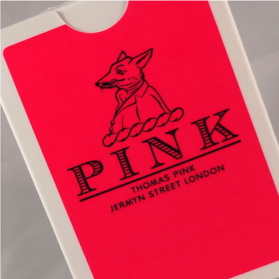 Thomas Pink Playing Cards